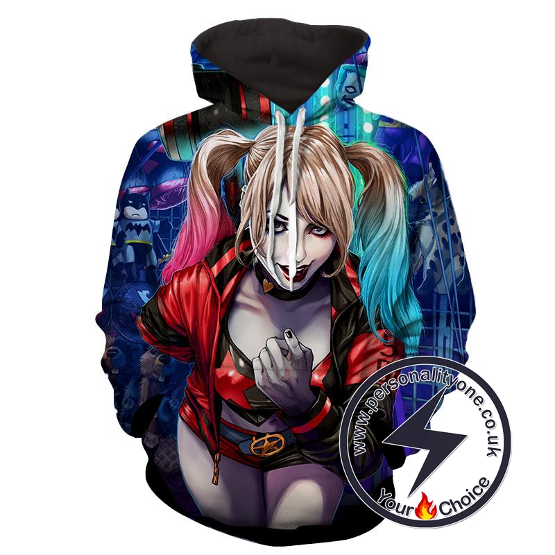 Harley Quinn - Harley Quinn 3D - Hoodies